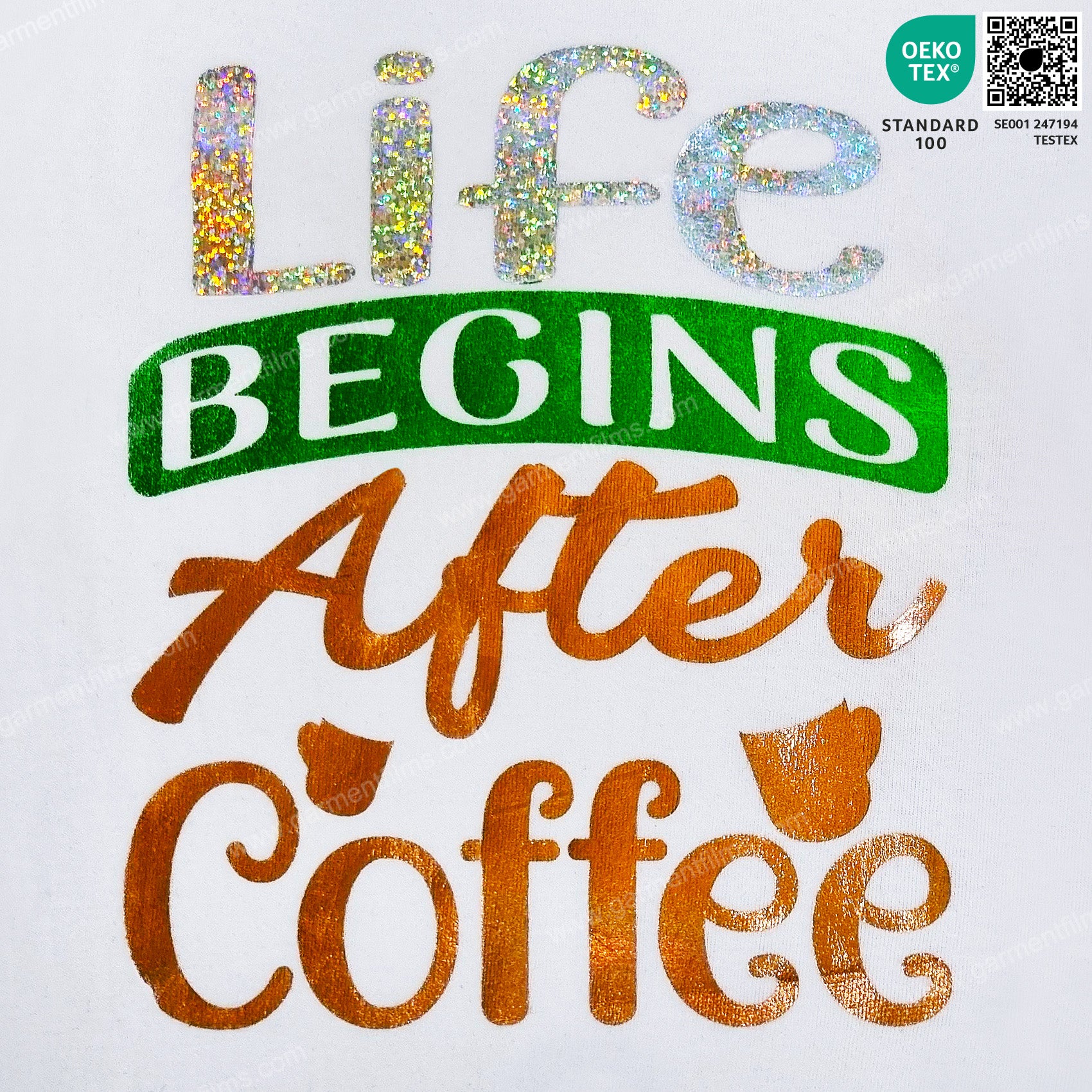 STAMPING FOIL FOR PIECE PRINTING