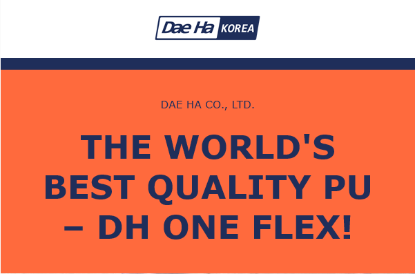[Newsletter Vol.4] Not Just PU, But Your Apparel’s Secret Weapon - DH ONE FLEX!